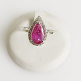 1.99ct Ruby and Diamond Ring