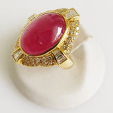 17.02ct Ruby and Diamond Ring