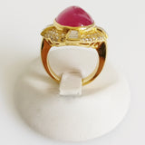 17.02ct Ruby and Diamond Ring