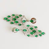 10.50ct Emerald and Diamond Earrings