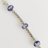 10.50ct Tanzanite and Diamond Bracelet