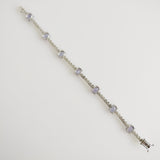 10.50ct Tanzanite and Diamond Bracelet