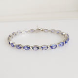 12.89ct Tanzanite and Diamond Bracelet