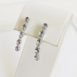 1.97ct Tanzanite and Diamond Earrings