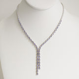 8.94ct Tanzanite and Diamond Necklace