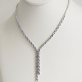 8.94ct Tanzanite and Diamond Necklace