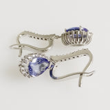 2.43ct Tanzanite and Diamond Earrings