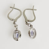 1.19ct Tanzanite and Diamond Earrings