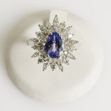 1.61ct Tanzanite and Diamond Ring