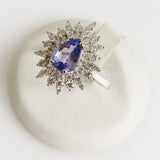 1.61ct Tanzanite and Diamond Ring