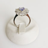 1.61ct Tanzanite and Diamond Ring