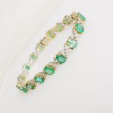 16.75ct Emerald and Diamond Bracelet