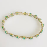 16.75ct Emerald and Diamond Bracelet