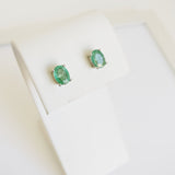 1.26ct Emerald Earrings