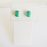 3.27ct Emerald Earrings