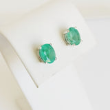 3.27ct Emerald Earrings