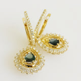 1.55ct Sapphire and Diamond Earrings