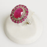 4.55ct Ruby and Diamond Ring