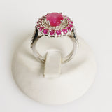 4.55ct Ruby and Diamond Ring