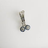 0.40ct Diamond and Sapphire Earrings