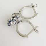 0.40ct Diamond and Sapphire Earrings