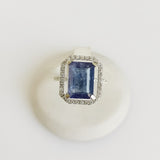 5.62ct Tanzanite and Diamond Ring