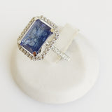 5.62ct Tanzanite and Diamond Ring