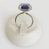 5.62ct Tanzanite and Diamond Ring