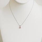 0.15ct Ruby and Diamond Necklace with Pendant