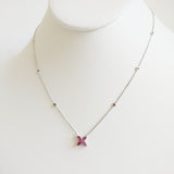 0.86ct Ruby Necklace with Pendant