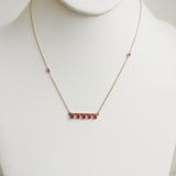 1.15ct Ruby Necklace with Pendant