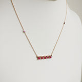 1.15ct Ruby Necklace with Pendant