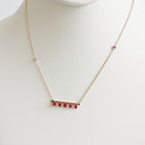 1.15ct Ruby Necklace with Pendant