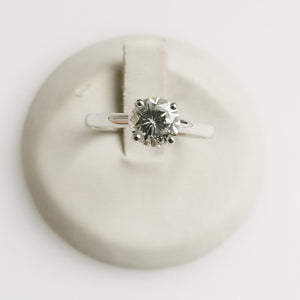 1.33ct Synthetic Moissanite Ring