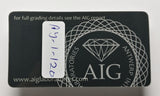 Tanzanite 6.98ct AIG Certified