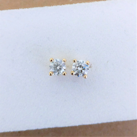 0.63ct Diamond Stud Earrings