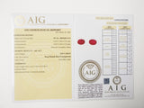 Ruby 0.91ct AIG Certified