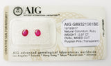 Ruby 0.97ct AIG Certified