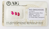 Ruby 1.44ct AIG Certified