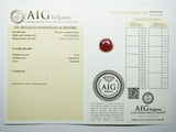 Ruby 15.36ct AIG Certified