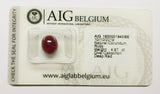 Ruby 4.87ct AIG Certified