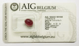 Ruby 4.18ct AIG Certified