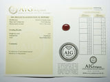 Ruby 4.18ct AIG Certified