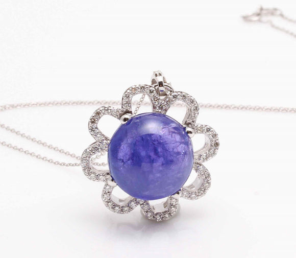 20.11ct Tanzanite Necklace with Pendant