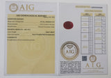 Ruby 8.66ct AIG Certified