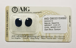 Sapphire 6.25ct AIG Certified