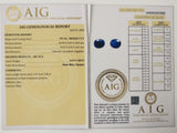 Sapphire 6.53ct AIG Certified