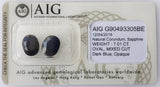 Sapphire 7.01ct AIG Certified