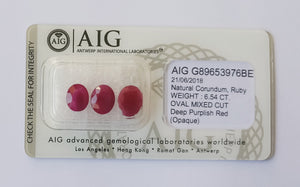 Ruby 6.54ct AIG Certified