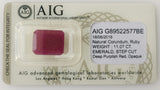 Ruby 11.07ct AIG Certified